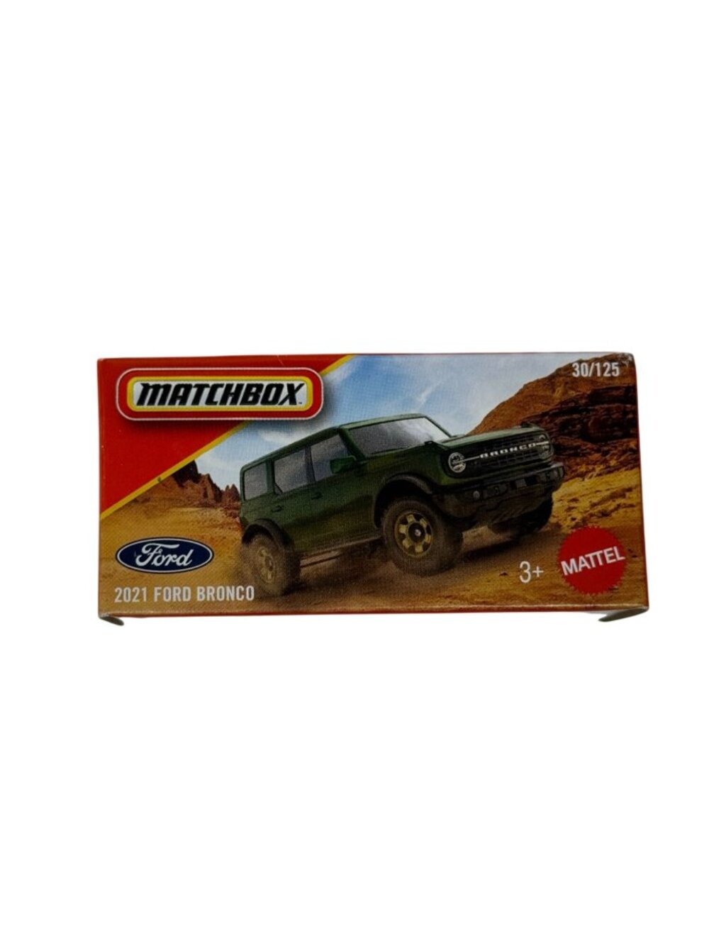 Matchbox Ford Bronco Green SUV 1:64 Diecast NOC